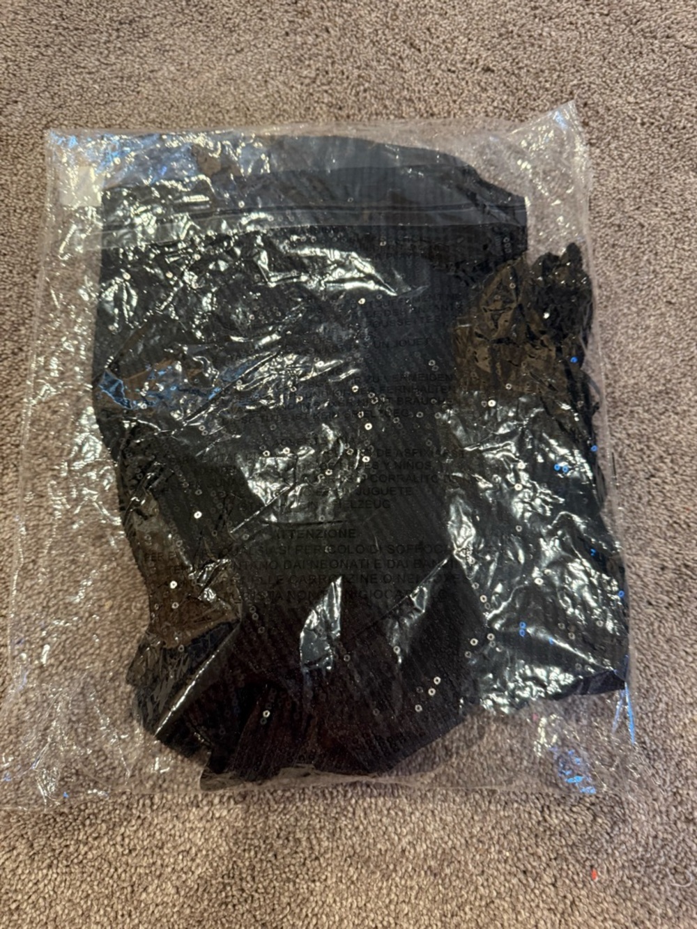 Lulu's Black Sequin Strapless Bow Mini Dress - Picture 3 of 3